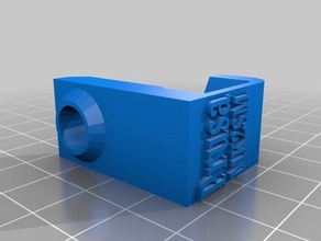 prusa pefe tubo de empuje e3d-v6 montaje del adaptador Impresora 3d las piezas bowden la guarnición el monte 3d print model - Mito3D
