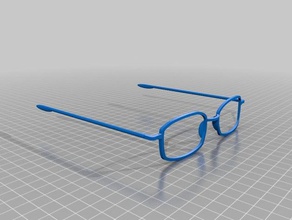 glasses frame 3d printing eye eyeglasses eyes eyewear 3d print model - Mito3D