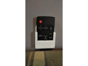 panasonic soundbar remote holder organization 3d print model - Mito3D