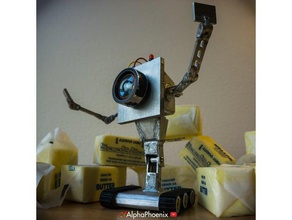 rick guarda il match burro bot modello di robot alluminio armatura prop replica stop motion mio scopo 3d print model - Mito3D