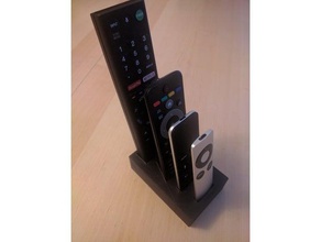 telecomando della tv stand organizzazione controllo remoto 3d print model - Mito3D