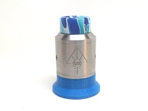 atomiseur de rda la base 24mm v1 porte-outils & boîtes ecig ecigarette vapoter vapeurs vape mod stand station 3d print model - Mito3D