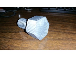 remix fake Nuss interne magnet keeper sport & Outdoor geocache geocache-Behälter geocaching 3d print model - Mito3D