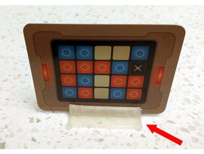 la tarjeta de soporte nombres juguetes y accesorios juego los juegos mesa cartas clave pie 3d print model - Mito3D