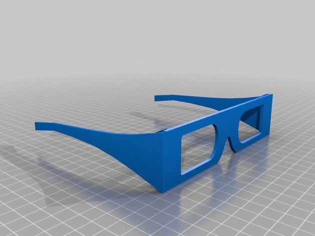 solar shade frames accessories eclipse glasses 3D print model - Mito3D