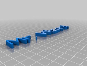 texte de l'assistant personnalisé 3d print model - Mito3D