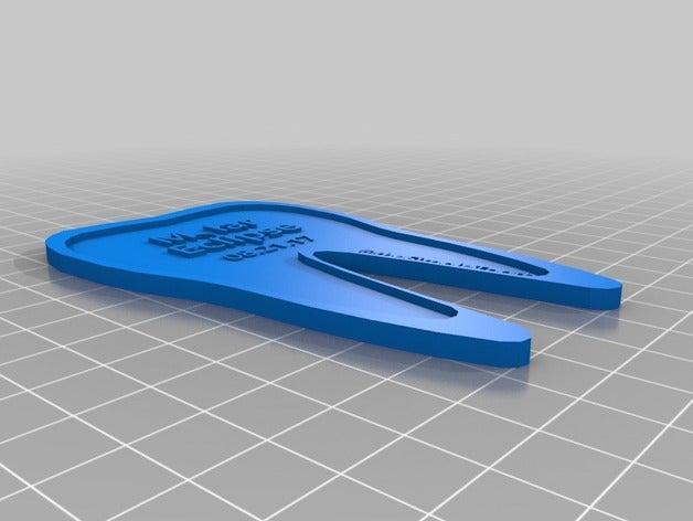 molar eclipse de 2017 La impresión en 3d 3D print model - Mito3D