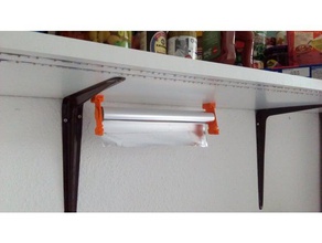 Papierhalter Küche und Esszimmer Halter roll rollenhalter rollholder 3d print model - Mito3D