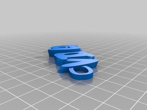 my customized viola keychains 3d print model - Mito3D