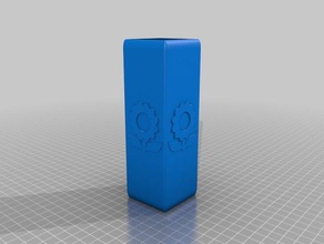 alto arrotondato di semi girasole vaso arredamento il 3d print model - Mito3D