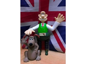 wallace & gromit + wrong trousers remix toys games 3d print model - Mito3D