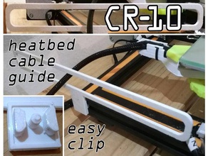 cr-10 heatbed cavo guida Stampante 3d accessori 3d print model - Mito3D