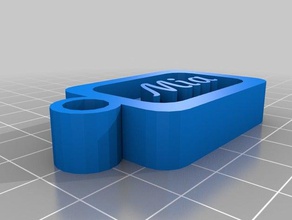 il mio personalizzati e personalizzabili nome del tag i portachiavi su misura 3d print model - Mito3D