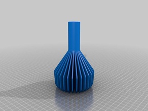 direto do vaso decoração flor krisp3d reta 3d print model - Mito3D