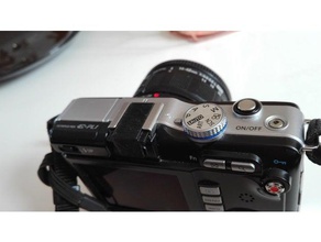 tapa para zapata de la cámara cubierta caliente-zapato olympus pen e-pl1 fotografía útil 3d print model - Mito3D