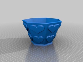 fiore contenitore sculture 3d print model - Mito3D