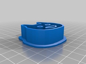 my customized cookie cutter customizer kitchen & dining 3d print model - Mito3D