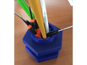 pencil box organization case holder 3d print model - Mito3D