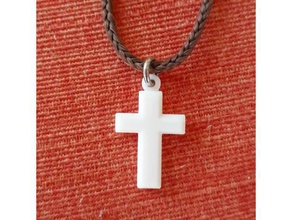 cruz colgante bijoux 3d pritned de la croix les pendentif 3d print model - Mito3D