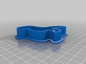 dino cortador de galletas cocina y comedor personalizado 3d print model - Mito3D
