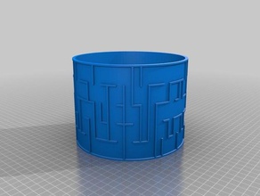my customized random maze container generator household 3d print model - Mito3D