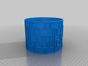 my customized random maze container generator household 3d print model - Mito3D