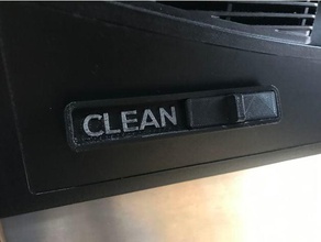 Spülmaschine reinigen Sie verschmutzte Zeichen Küche und Esszimmer 3d print model - Mito3D