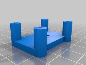 mon paramétrique personnalisé pcb support de montage stand off l'électronique 3d print model - Mito3D