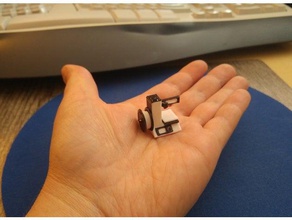 mini 3d printer printers cute doll miniature model monoprice scale small spinner tiny topper toy 3d print model - Mito3D
