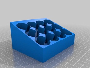 vallejo 3x4 recipientes personalizado 3d print model - Mito3D