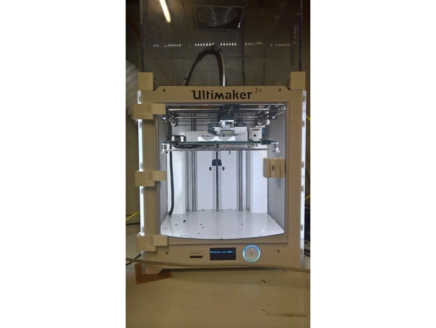 2+ kapı ultimaker 3d yazıcı parçaları kasa 2 parça 3D print model - Mito3D