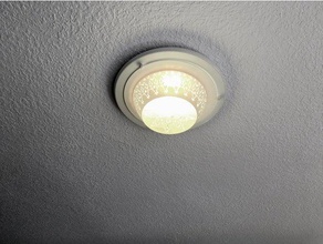 plaf n para luz del techo cucina & sala da pranzo 3d prined lampada soffitto luce 3d print model - Mito3D