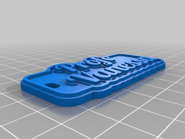 profe vane keychains customized 3D print model - Mito3D