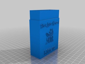 rick morty card box games customized 3d print model - Mito3D