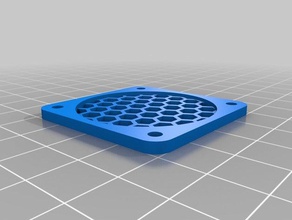 my customized simple parametric fan grill diy 3d print model - Mito3D