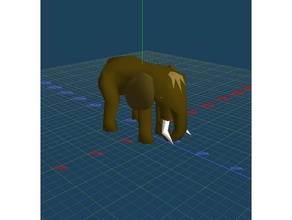 la vecchia scuola di runescape - mammoth video giochi mammut osrs 3d print model - Mito3D