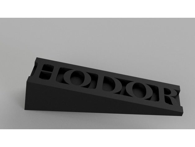simple hodor ménage commun à portée de main arrêt porte tenir la 3D print model - Mito3D