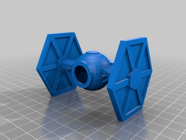 star wars tie fighter La impresión en 3d 3D print model - Mito3D