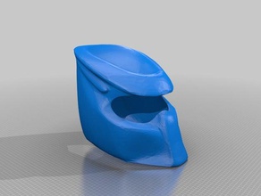 predator motocross, casco copre La stampa 3d 3d print model - Mito3D
