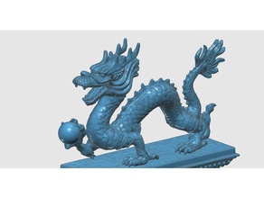 chinese dragon 3d printing 3d print model - Mito3D