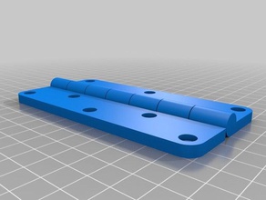 angepasste parametrische Scharnier ikea Lack Tisch Teile kundengebundene 3d print model - Mito3D