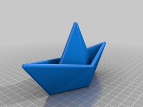 barquito de papel las esculturas personalizado 3d print model - Mito3D