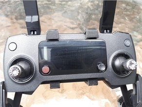 dji mavic controller mount r c vehicles b size b-size bracket clamp clip drone garmin gopro k-edge pro ram spark 3d print model - Mito3D
