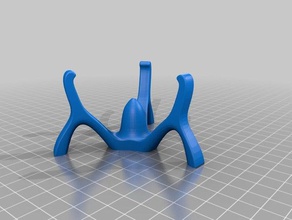 kong giocattolo di gomma a base spina gli animali domestici 3d print model - Mito3D