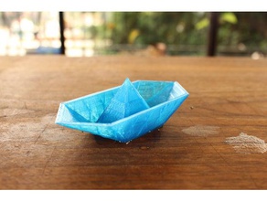 barco papel 1 de bateaux papier jouets & jeux bateau 3d print model - Mito3D