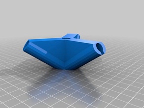 cube corners 1m x 10mm rod props 3d print model - Mito3D