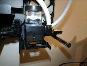 ekwb dcc Pumpe montieren thermaltake core-p3 der Fall computer 3d print model - Mito3D