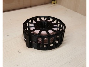 boxed wire storage spool diy roller management organizer 3d print model - Mito3D
