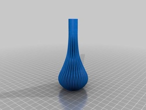 onda vaso decoração krisp3d espiral streched 3d print model - Mito3D