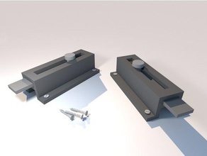sliding door open close customizable machine tools 3d printer printing holder sketchup 3d print model - Mito3D